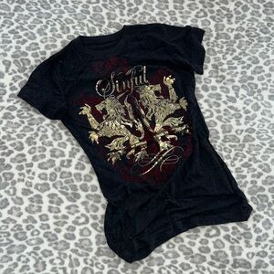 Sinful brand burnout t-shirt